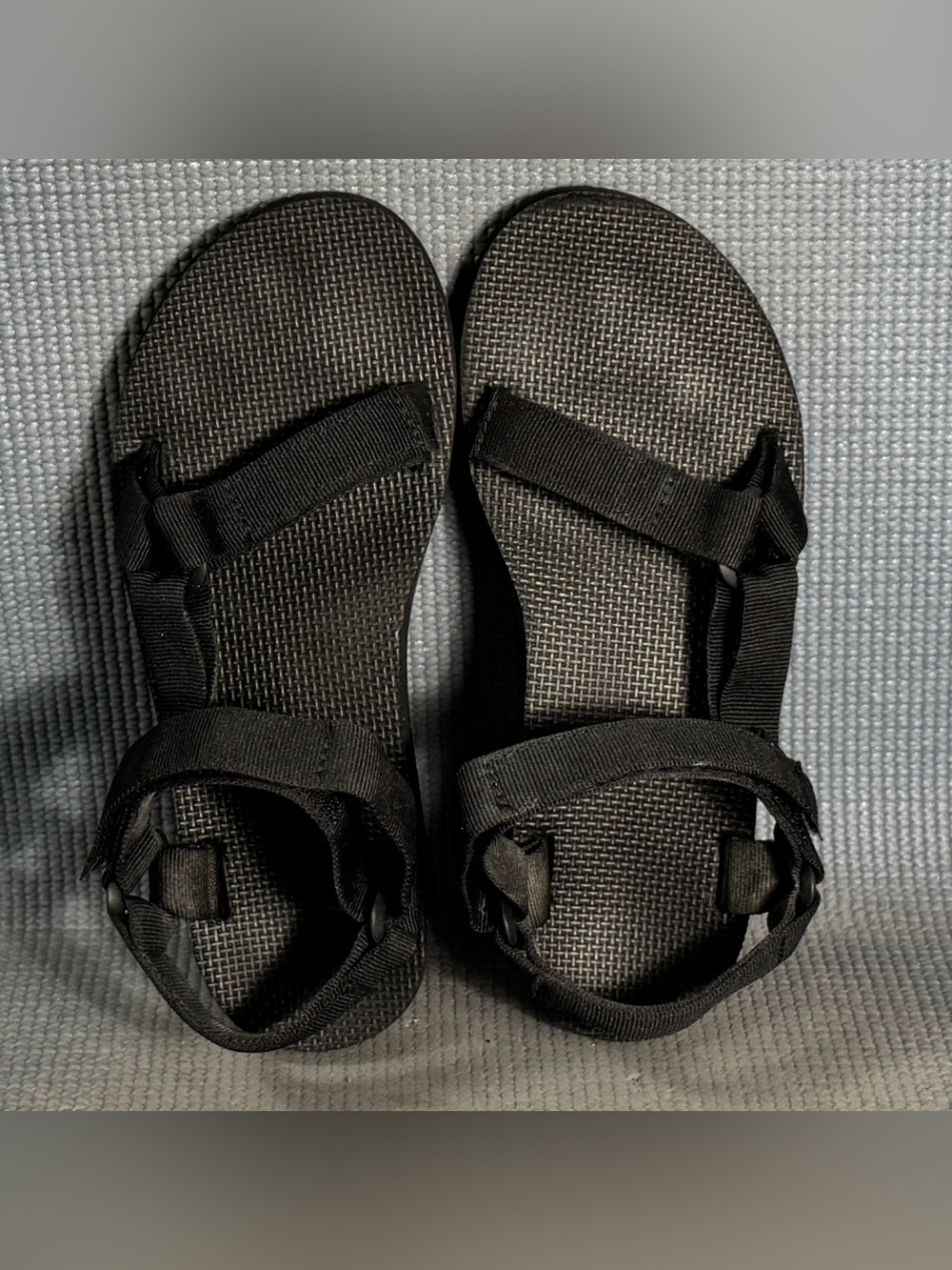 Teva Strappy Nylon Original Universal Urban Women’s Sandals Black Size 8 - Picture 5 of 9